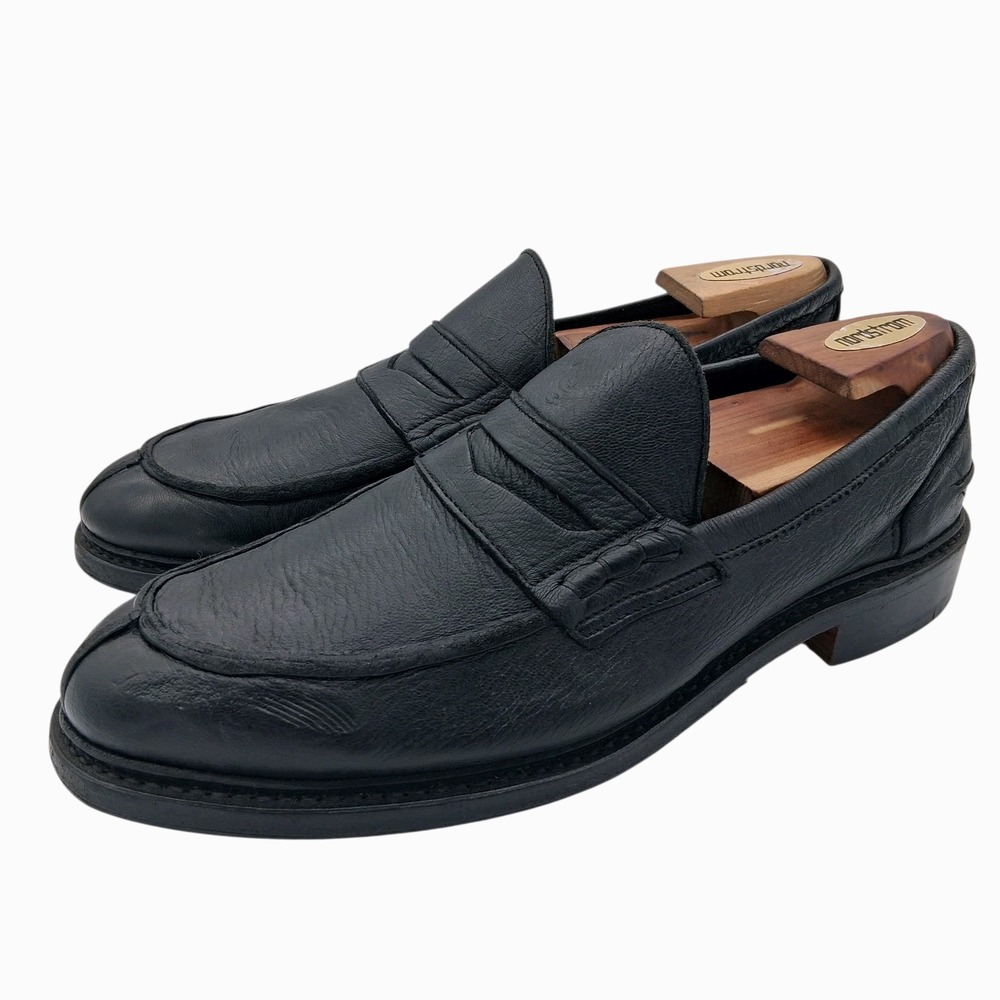 Trickers Adam Black Leather Loafers